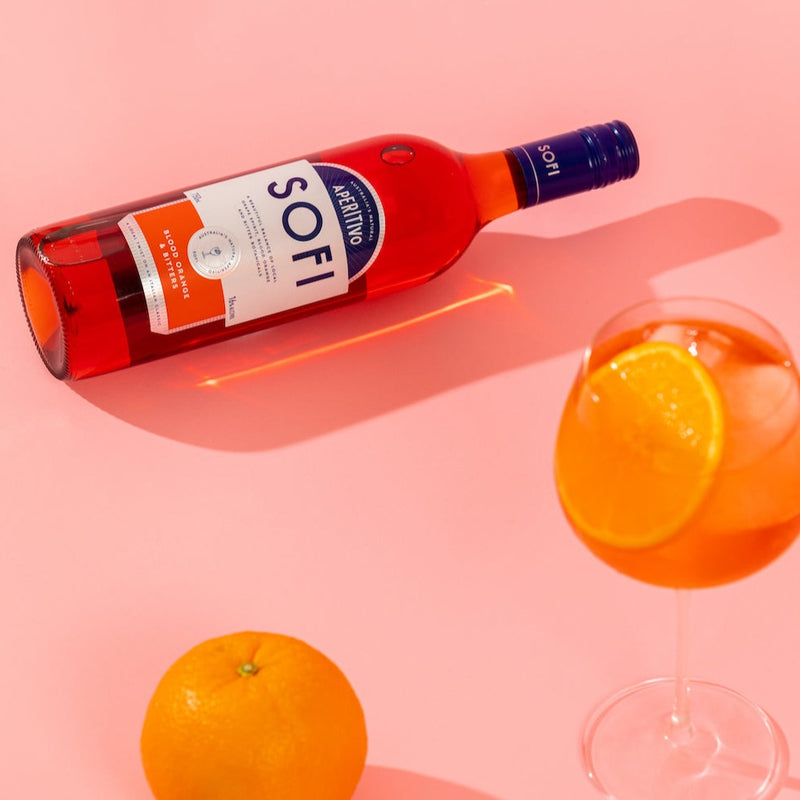 SOFI Aperitivo - Blood Orange & Bitters Case - 6 x 750mL Bottles (16% ABV)