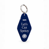 SOFI Keyring - Acrylic - Navy & White