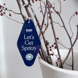 SOFI Keyring - Acrylic - Navy & White