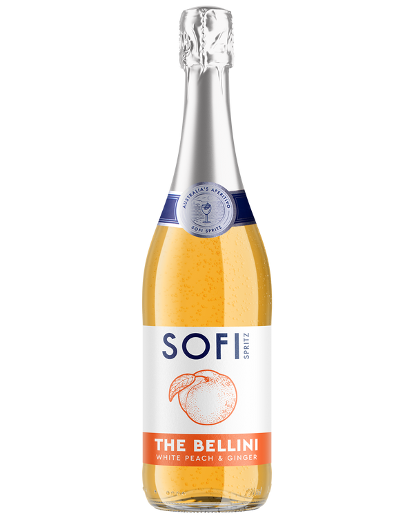 SOFI Spritz 'The Bellini' - White Peach & Ginger - 750mL Bottle (8% ABV)