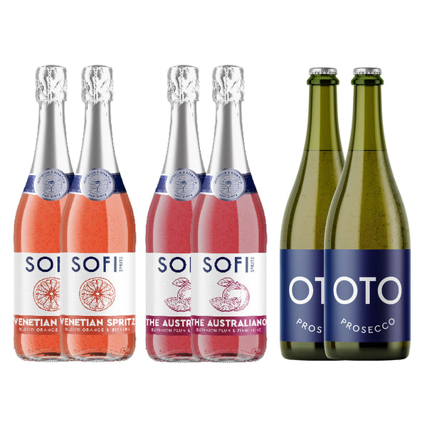 SOFI & OTO - Mixed Pack - 2 x Australiano, 2 x Venetian & 2 x OTO Prosecco