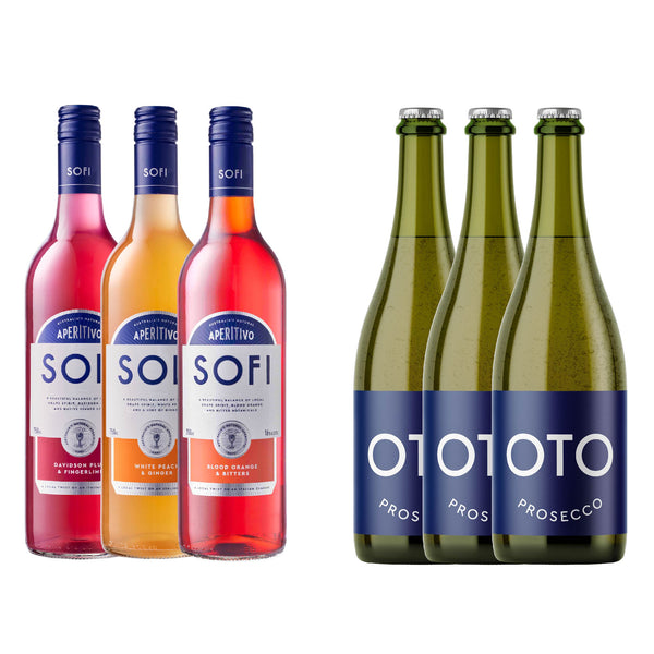 SOFI & OTO - Launch Pack - 3 x SOFI Aperitivo, 3 x OTO Prosecco