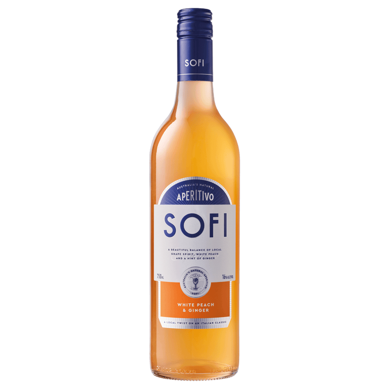 SOFI Aperitivo - White Peach & Ginger Dozen -  12 x 750ml bottles (16% ABV)