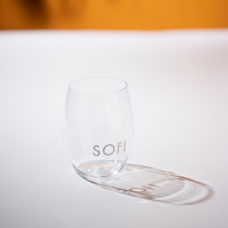 SOFI Stemless Glass